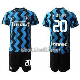 Inter Milan Borja Valero 20 Barn Hjemmedraktsett 2020-2021 Kortermet (+ Korte bukser)